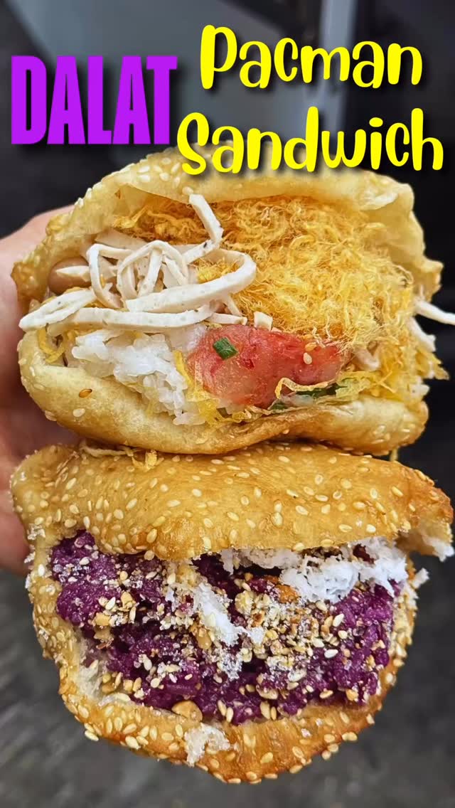 Da Lat's Nearly 40-Year-Old Pacman Sticky Rice Sandwich