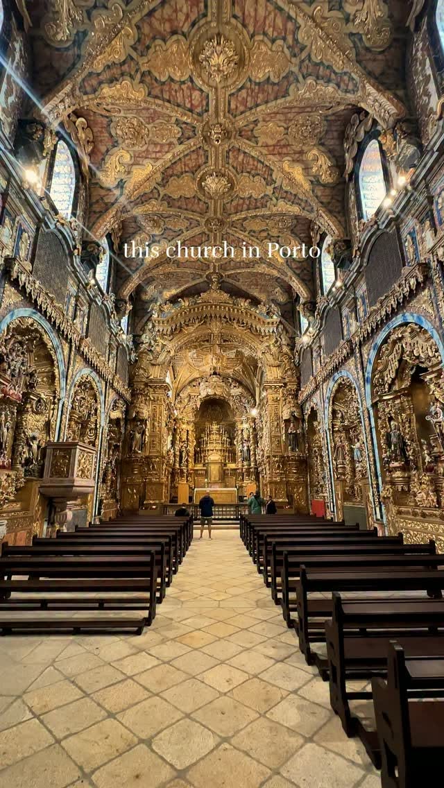 Igreja de Santa Clara's Hidden Gilded Baroque Interior
