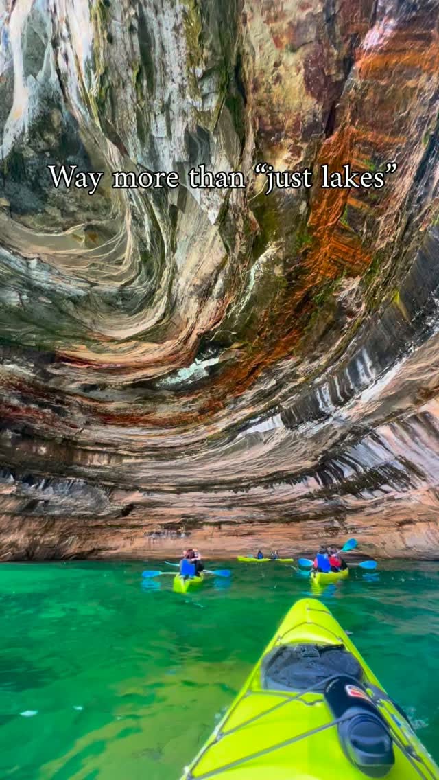 Pictured Rocks National Lakeshore's Layered Stone Formations