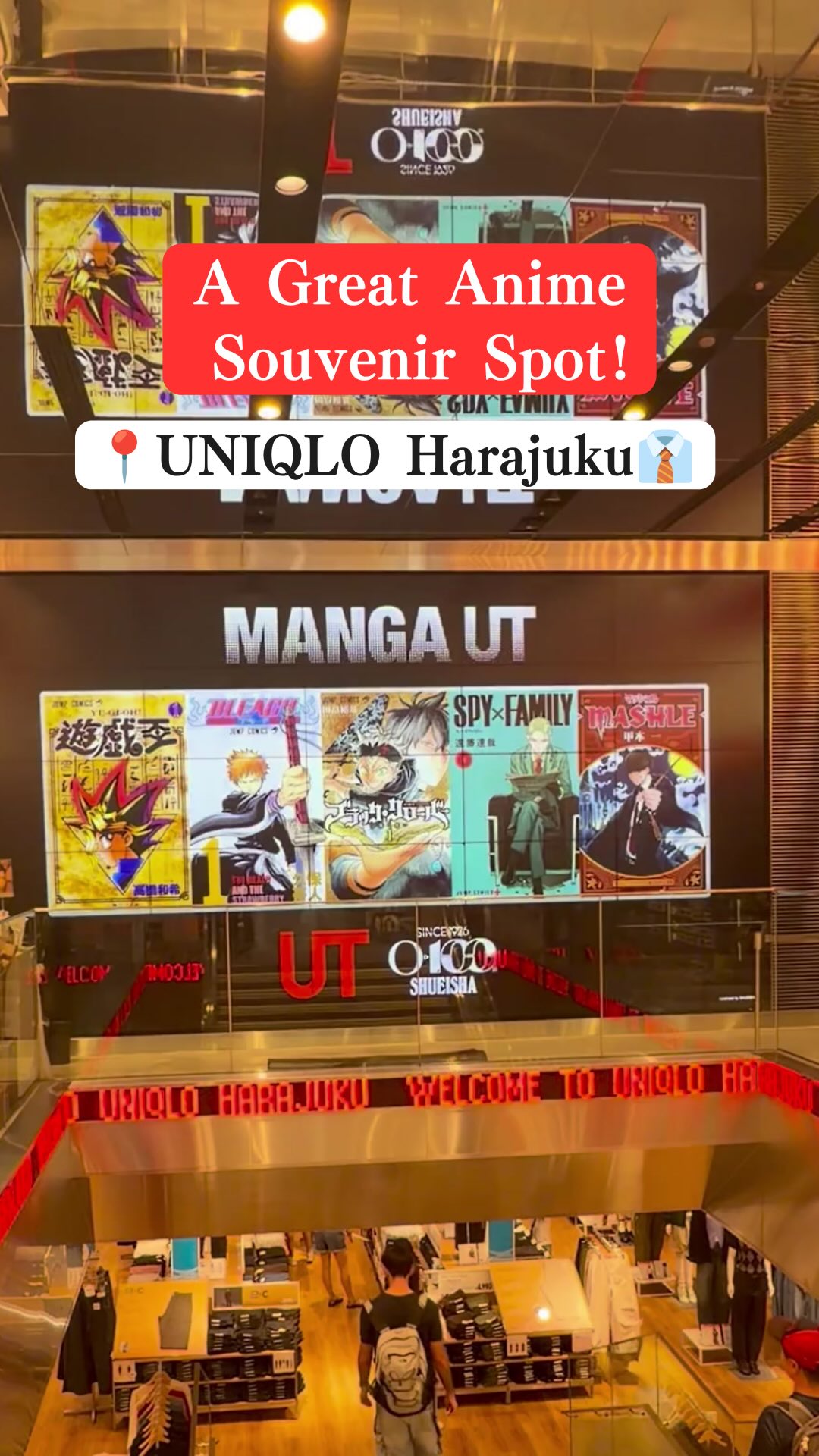 Harajuku UNIQLO Offers Popular Anime & Manga Tees