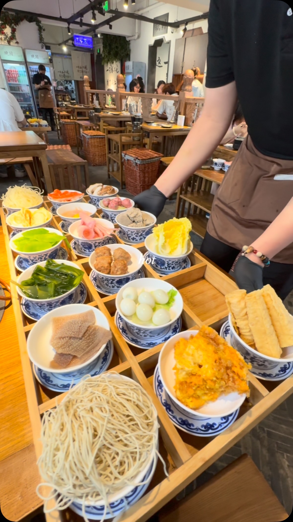 Traditional Hot Pot Restaurant on Guanqian Street