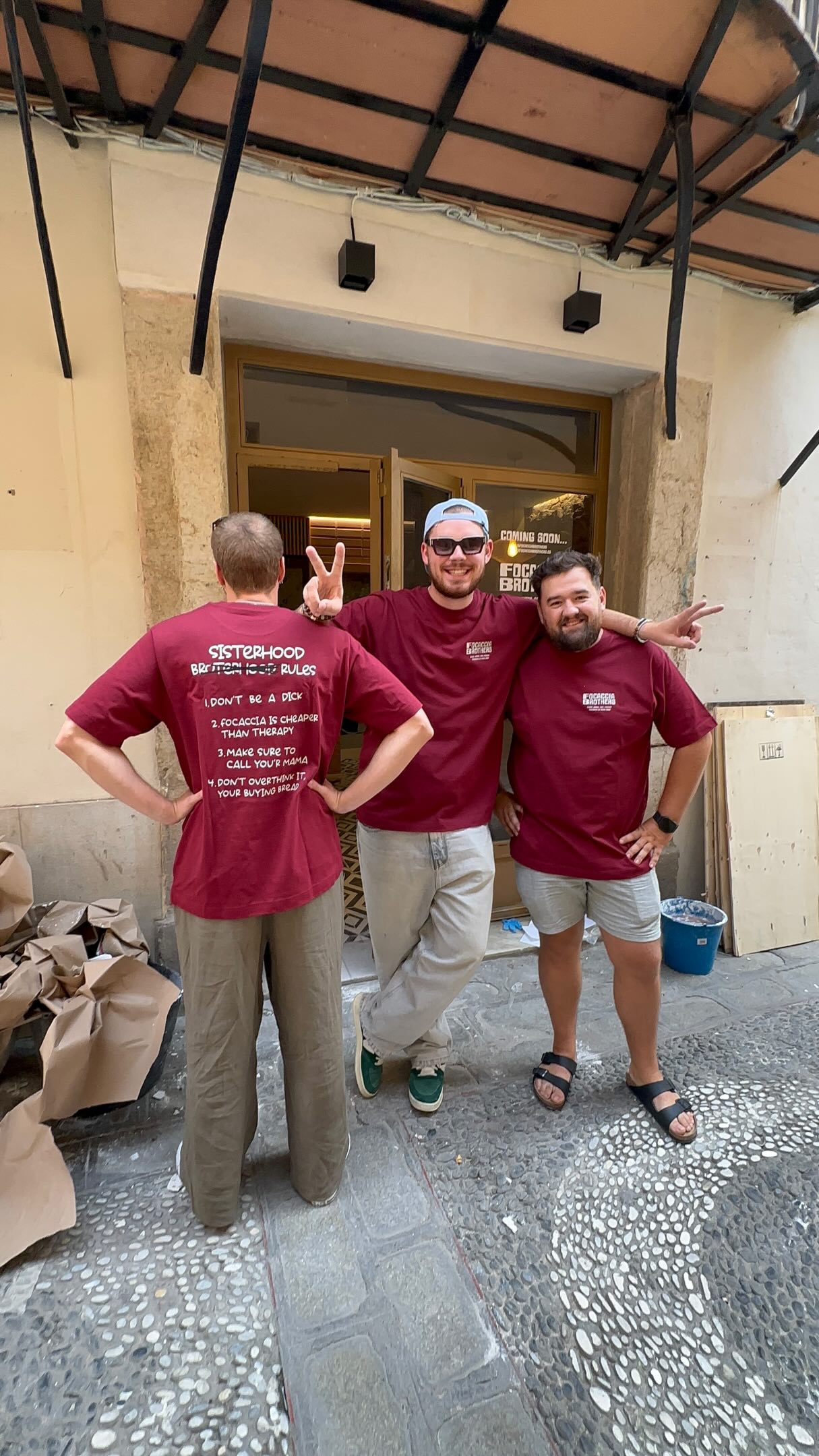 Focaccia Brothers: Huge Focaccias in Lively Malaga