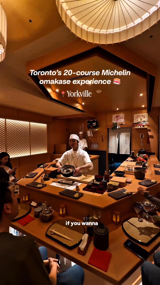 Toronto's Immersive 20-Course Omakase Experience