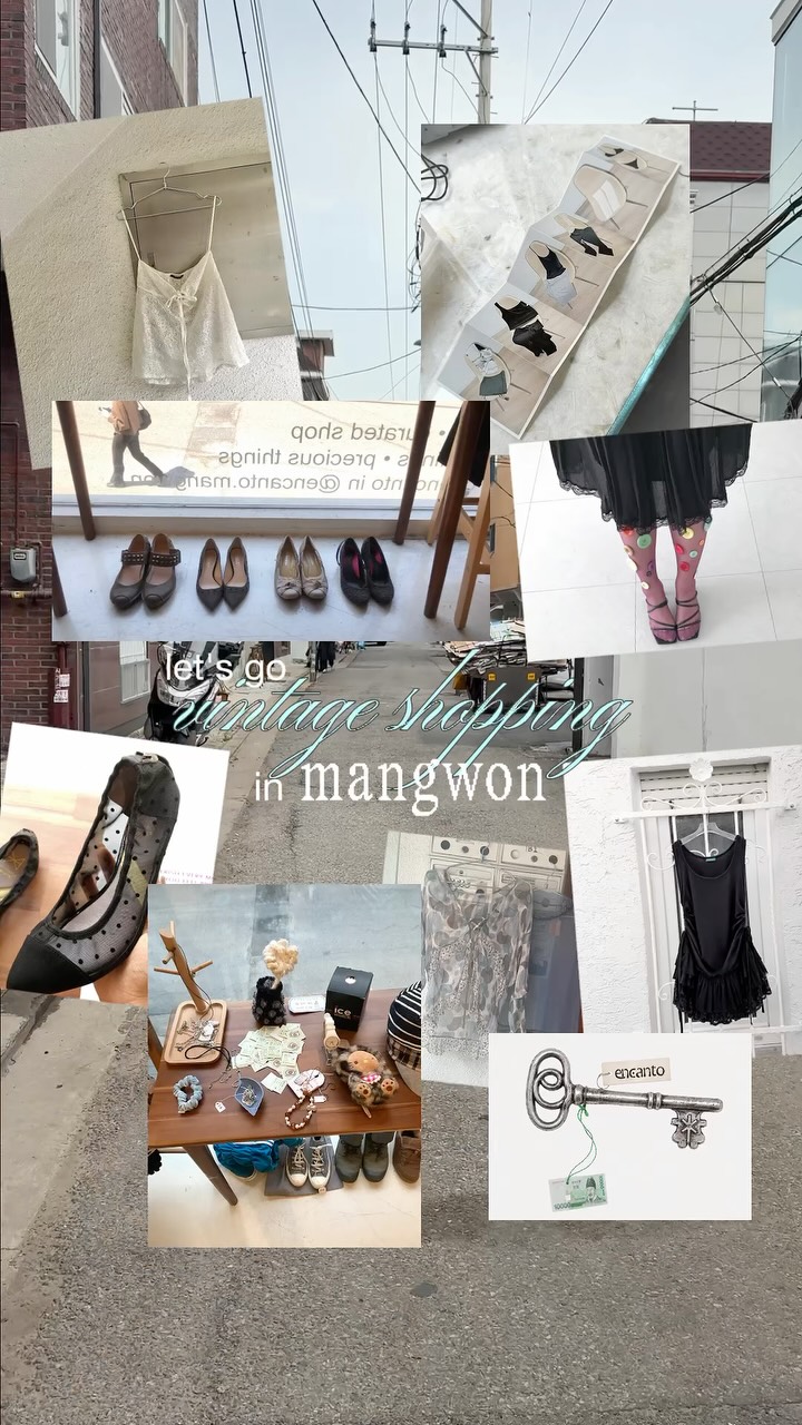 Vintage Stores in Mangwon Showcasing Unique Styles