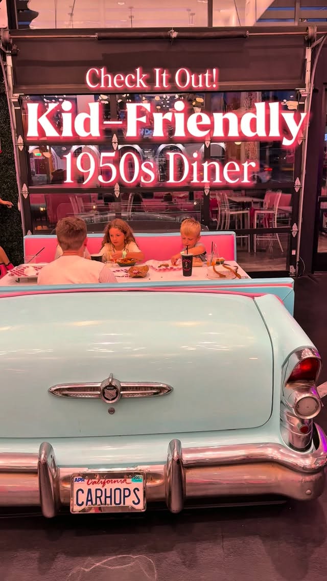 1950s Themed Diner With Car-Shaped Booths
