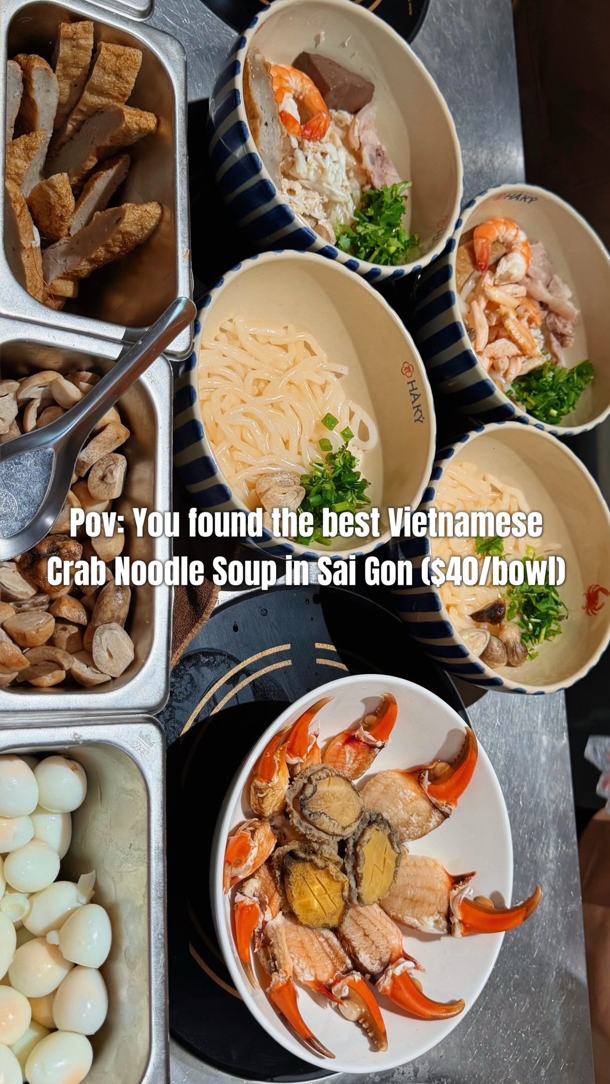 Ho Chi Minh City's Priciest Crab Noodle Soup Revealed