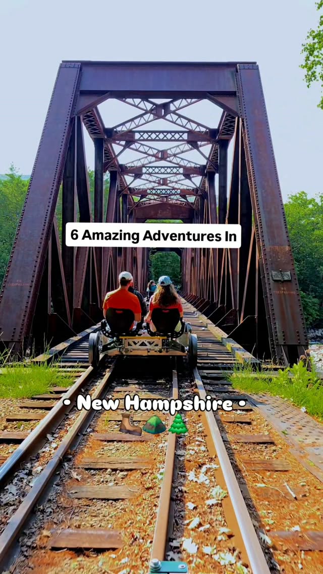 New Hampshire's Scenic Railroad and Railbiking Adventures