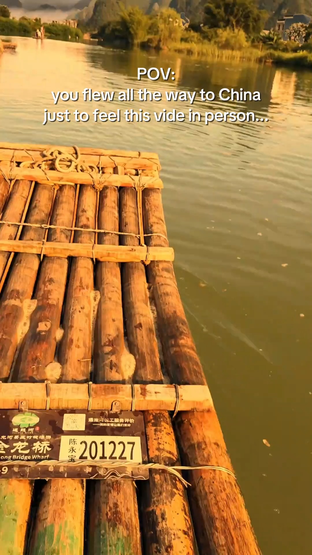 Lijiang's Serene River Journey Amidst Karst Mountains