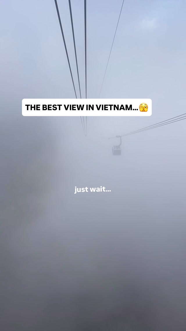 Cable Car Ride to Vietnam's Mountainous Landscape