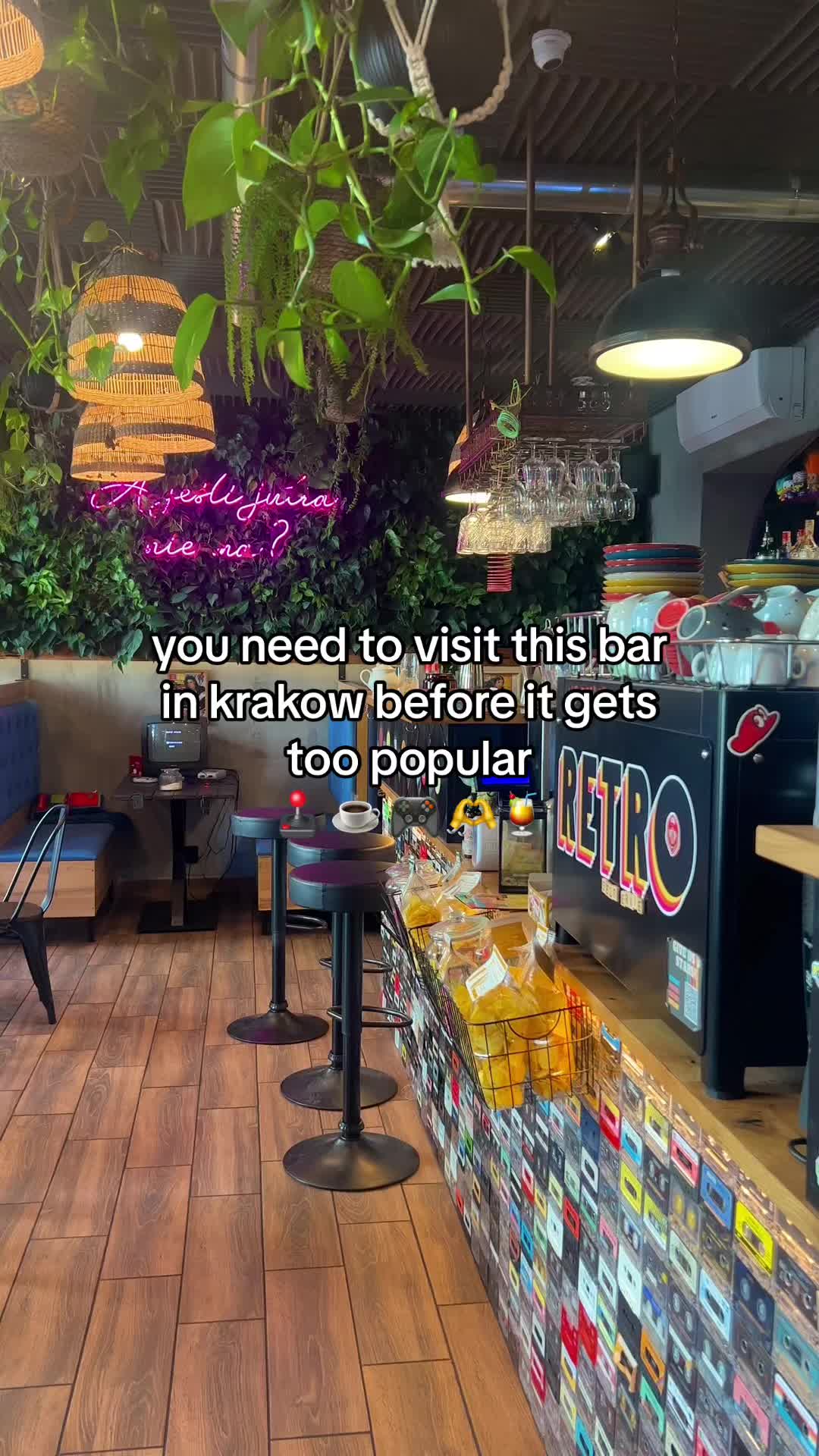 Krakow's Retro Pub With Arcade Games