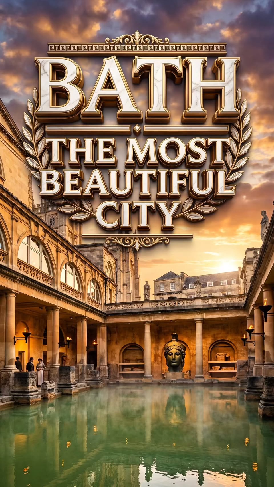 World Heritage City Bath's Roman Baths and Abbey