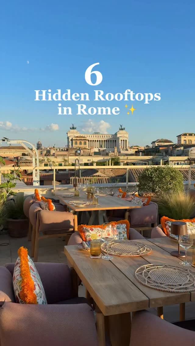 Rome's Six Secluded Rooftops With Stunning Views