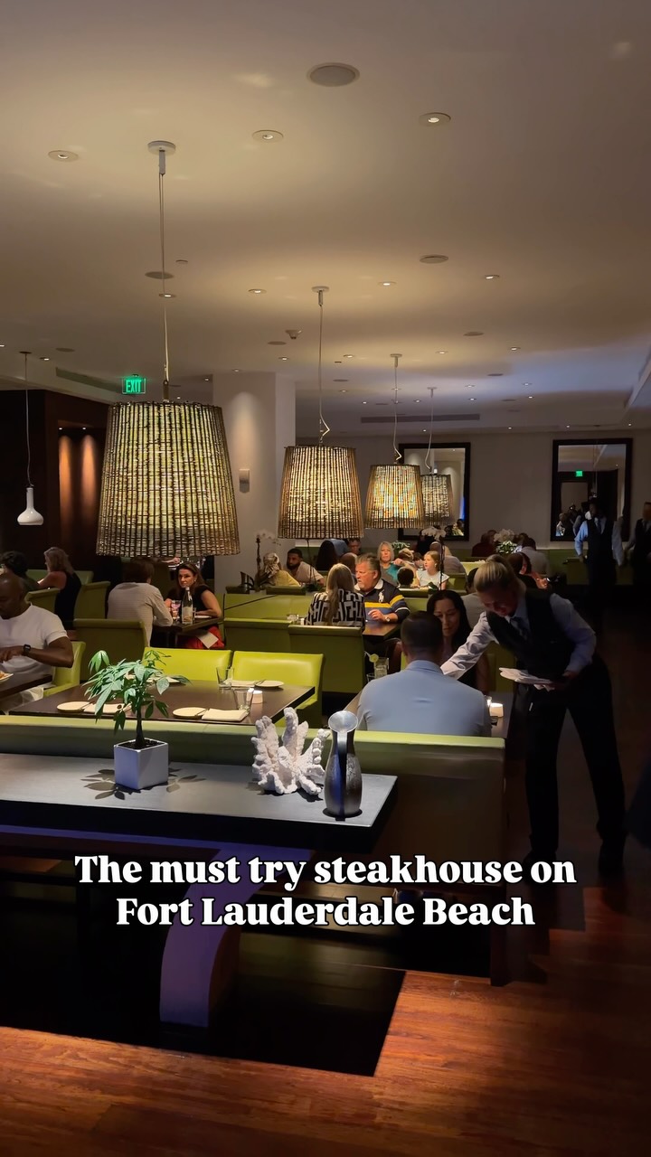 Steakhouse with Ocean Views and Aquarium Dining