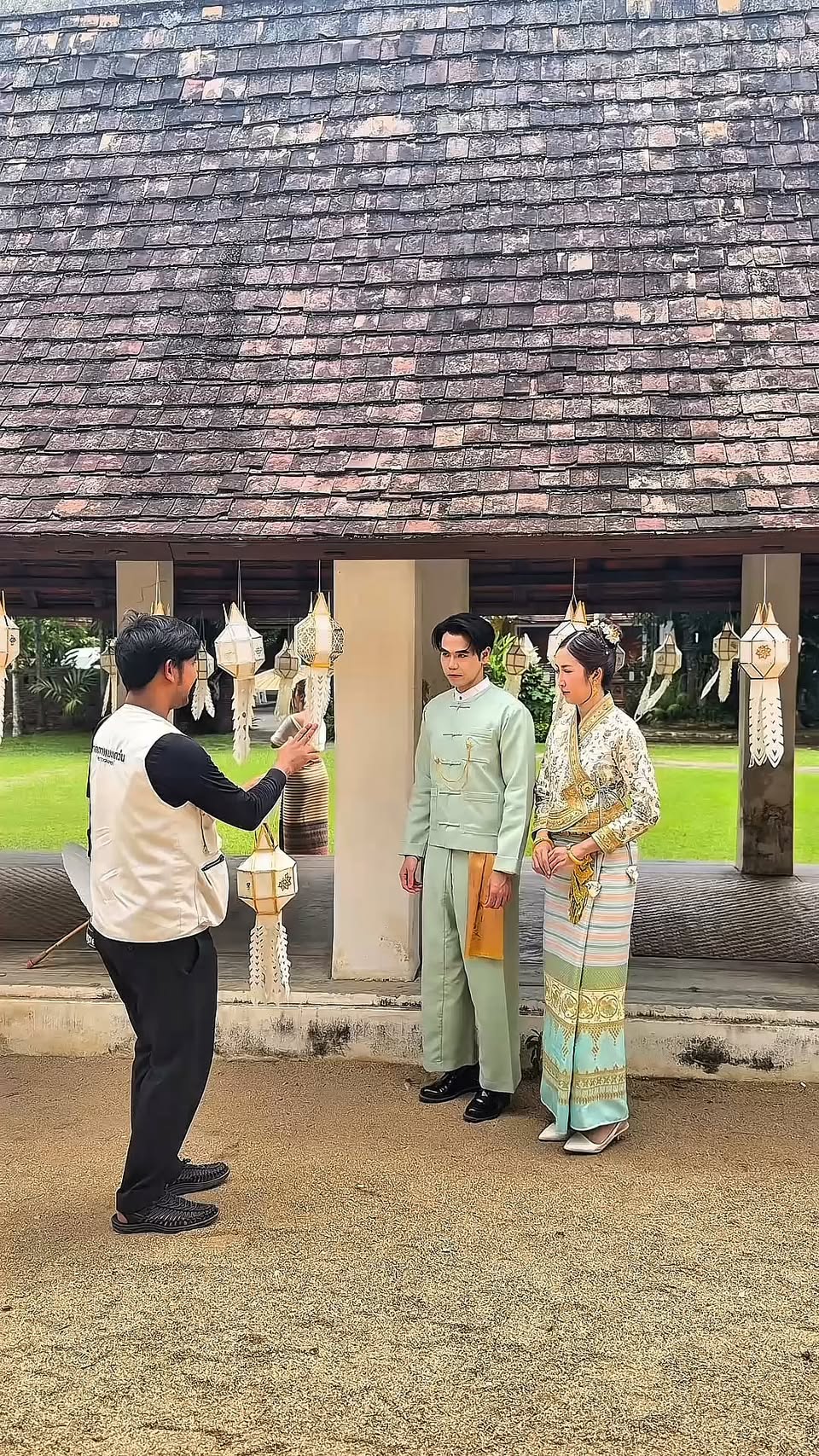 Thai Costume Rentals At Chiang Mai Temple
