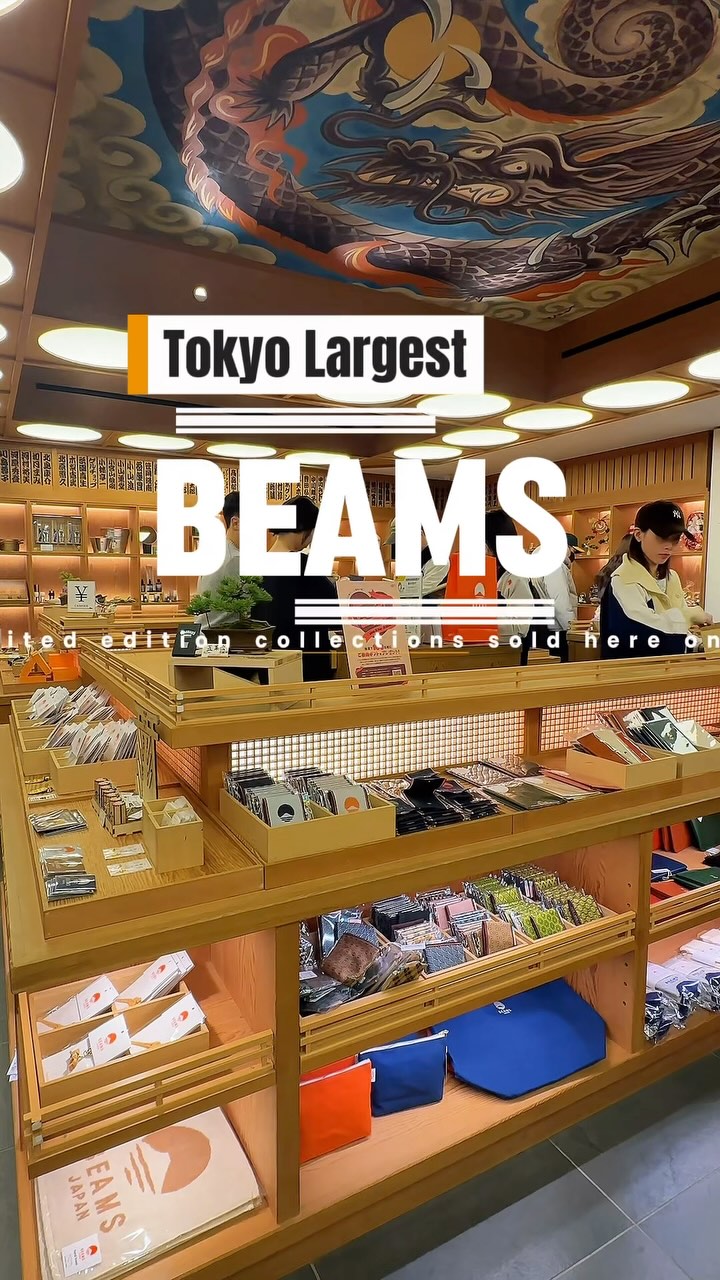 Tokyo's Largest Beams Store for Asian Fit Styles