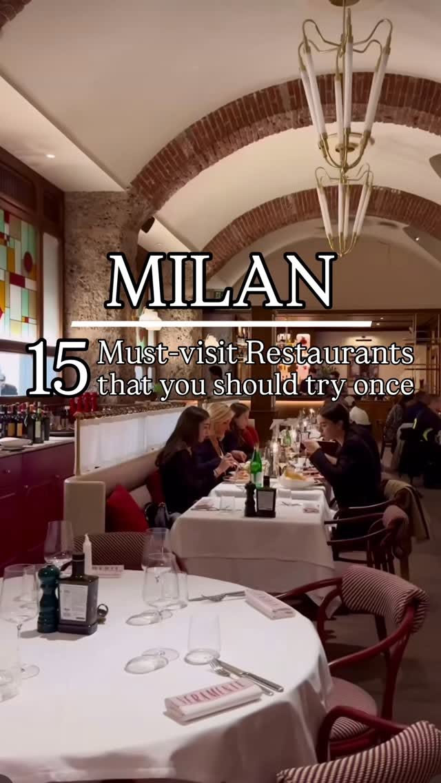 Top Milan Restaurants for an Unforgettable Dining Experience