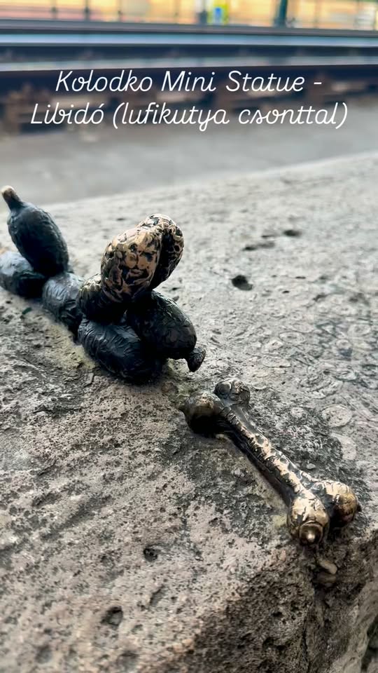 Budapest Landmarks and Kolodko Mini Statue