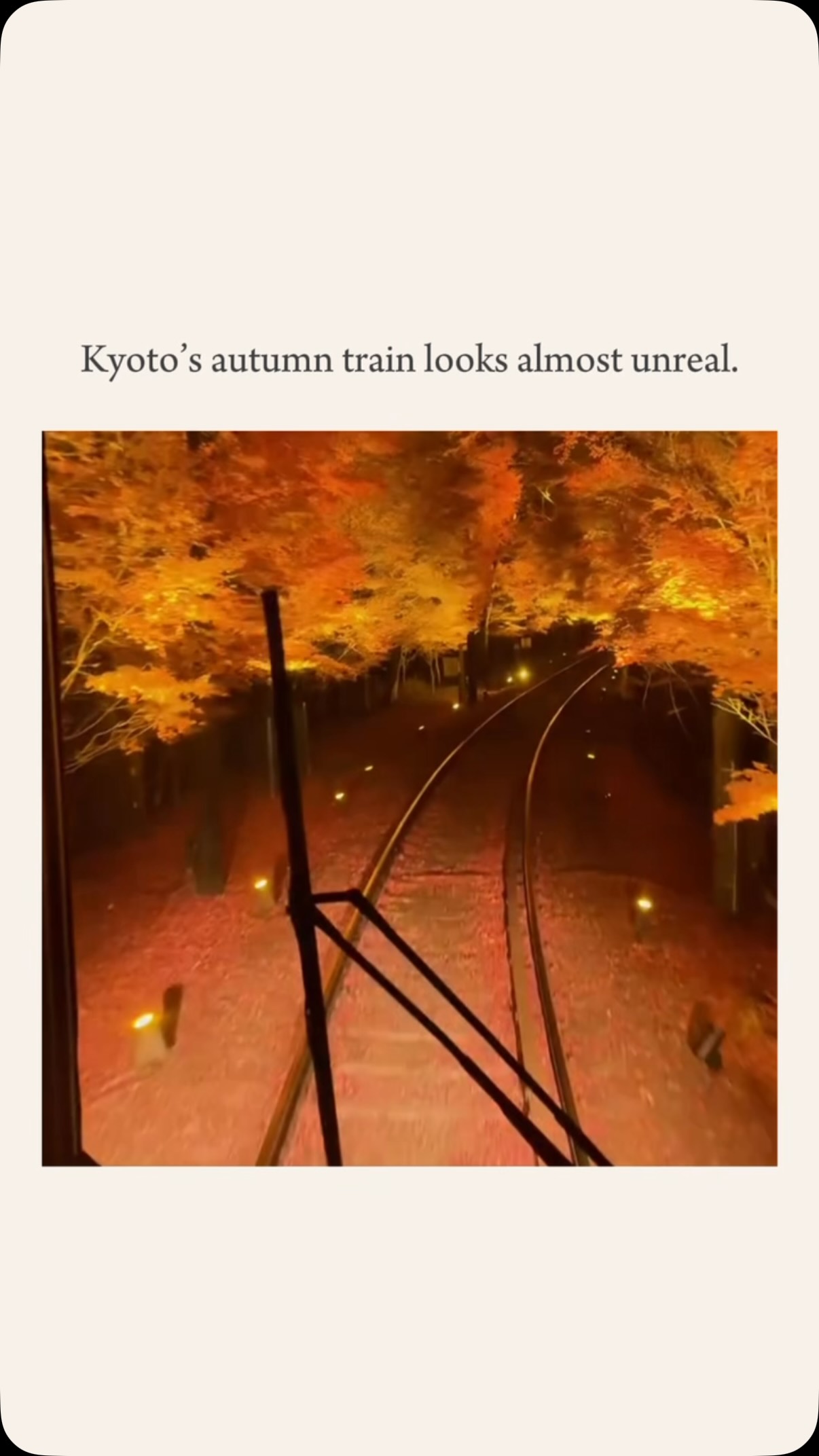 Kyoto's Eizan Railway Autumn Maple Tunnel and Temples