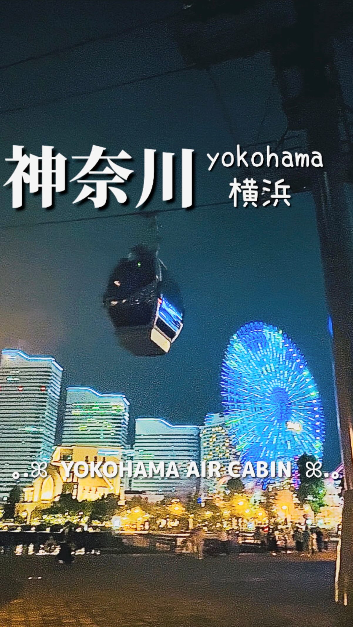 Yokohama's Iconic Ferris Wheel and Ropeway Views