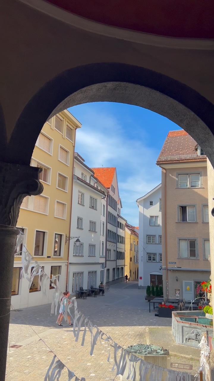 Historic Church In Chur's Old Town