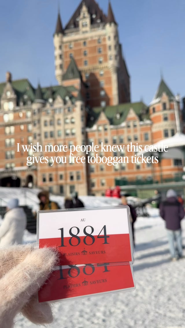 Quebec City Toboggan Experience At Fairmont Chateau