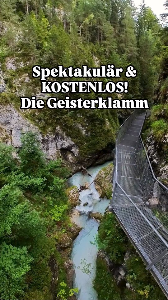 Leutasch Ghost Gorge Hiking Trails And Waterfall
