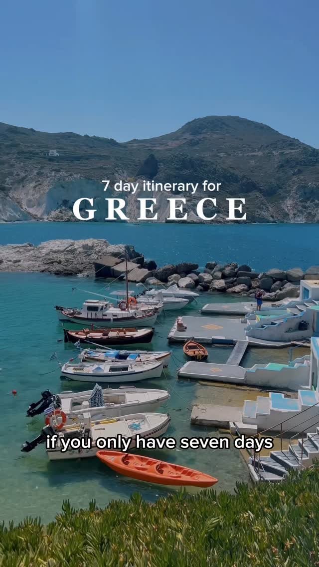 Greek Island Hopping: Athens, Milos, and Paros Itinerary