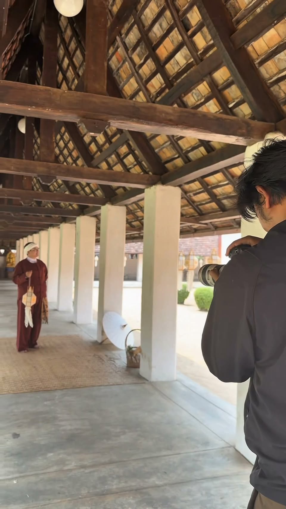Lanna Costumes At Chiang Mai Temple
