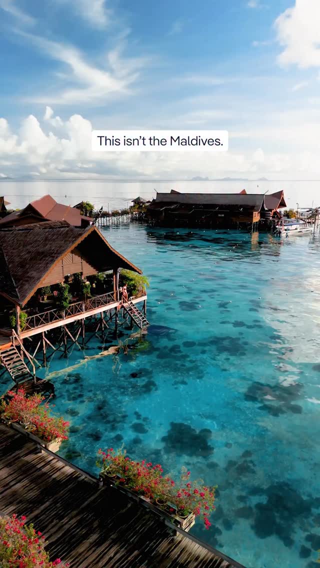 Floating Resort Near Sipadan Island Marine Paradise