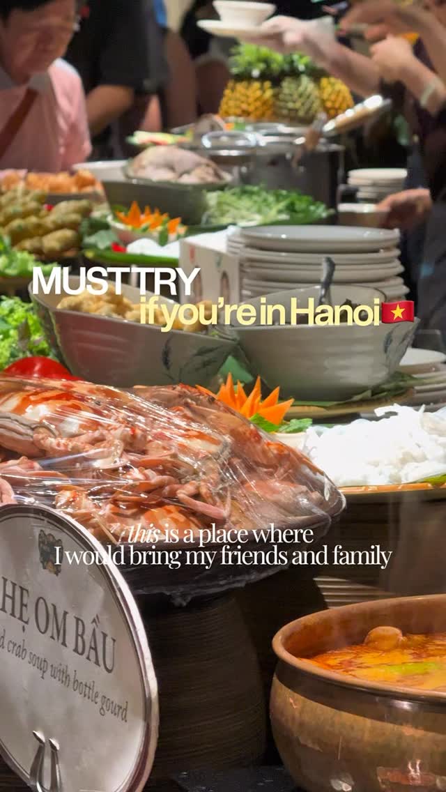 Hanoi Buffet Spot Features Vietnamese Delicacies