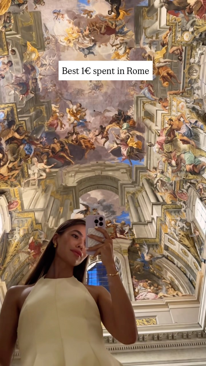 Church of Sant'Ignazio: Illusionary Dome and Mirror