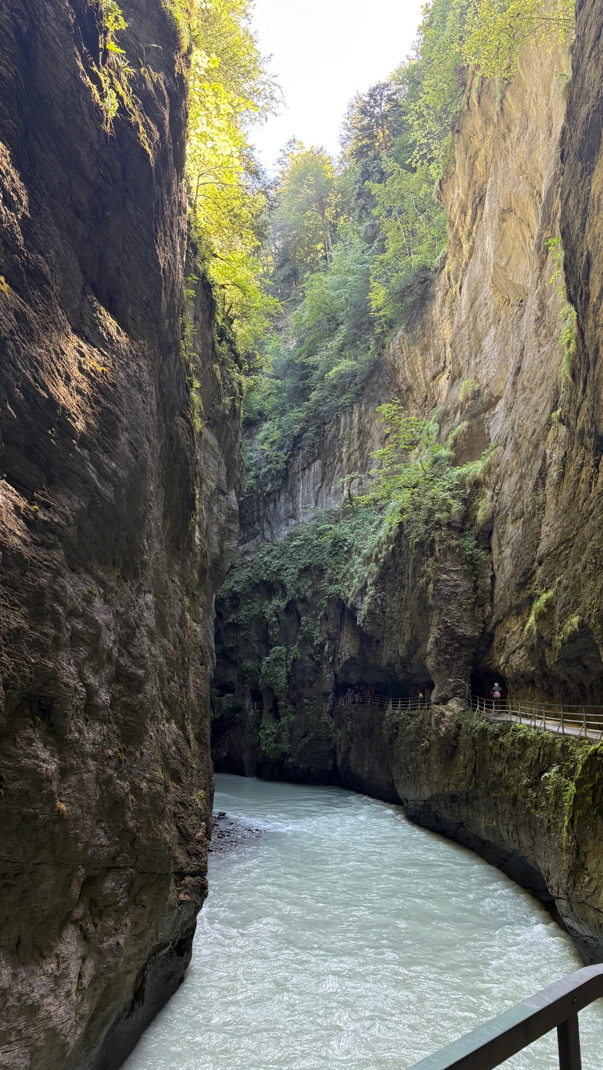 Switzerland's Aare Gorge Natural Wonder