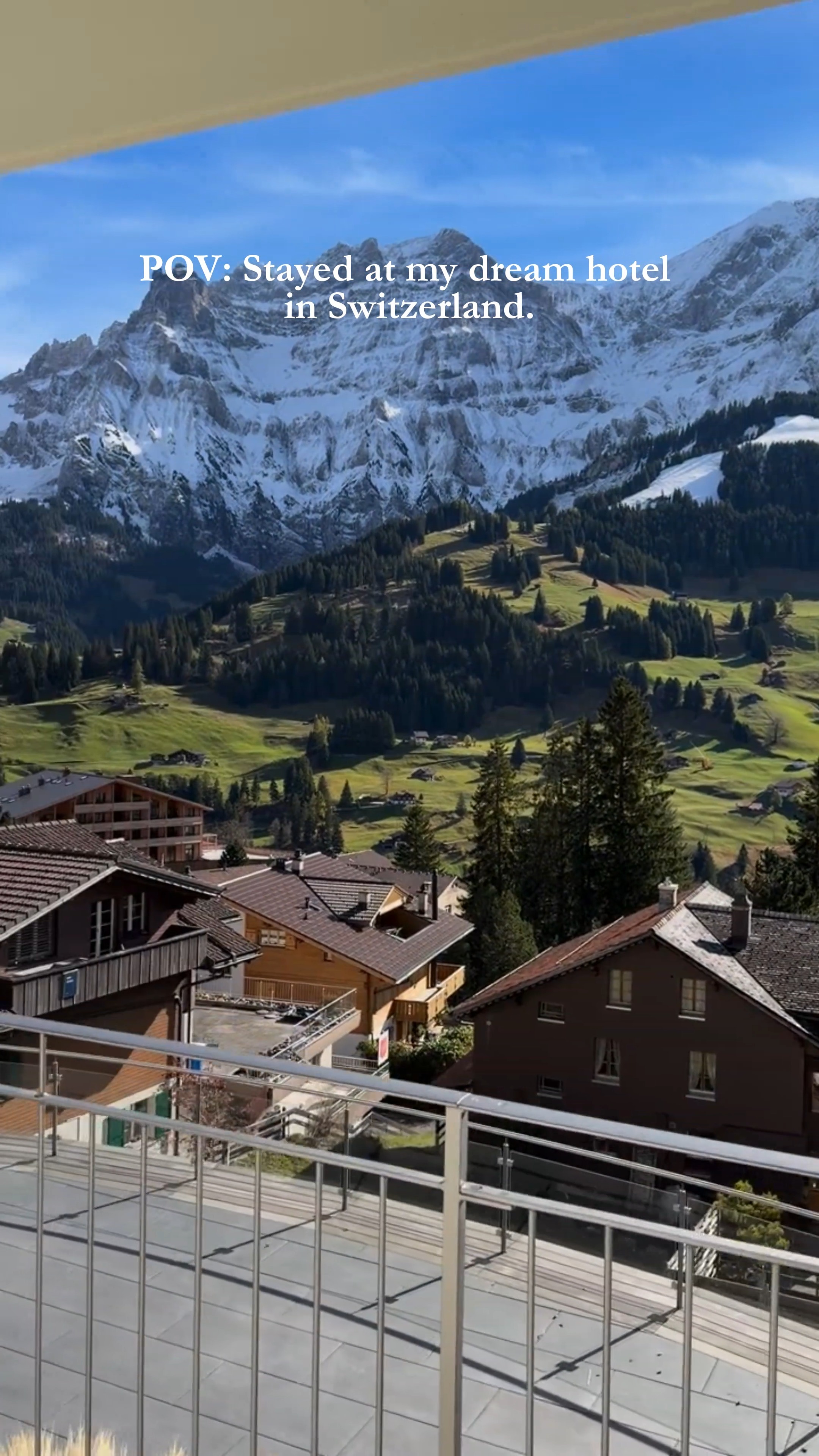 Alpine Infinity Pool Hotel in Adelboden