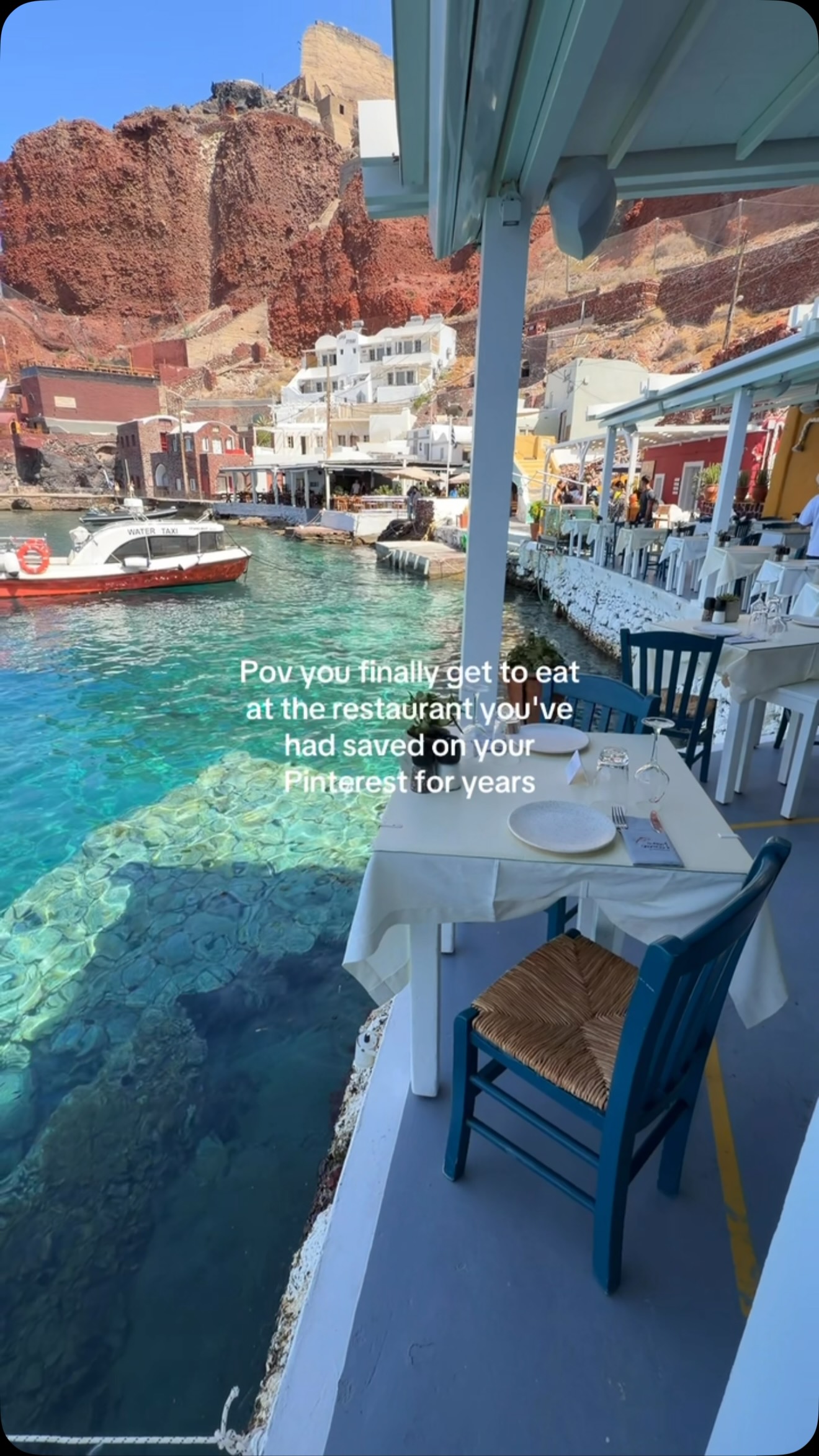 Seaside Dining At Ammoudi Fish Tavern