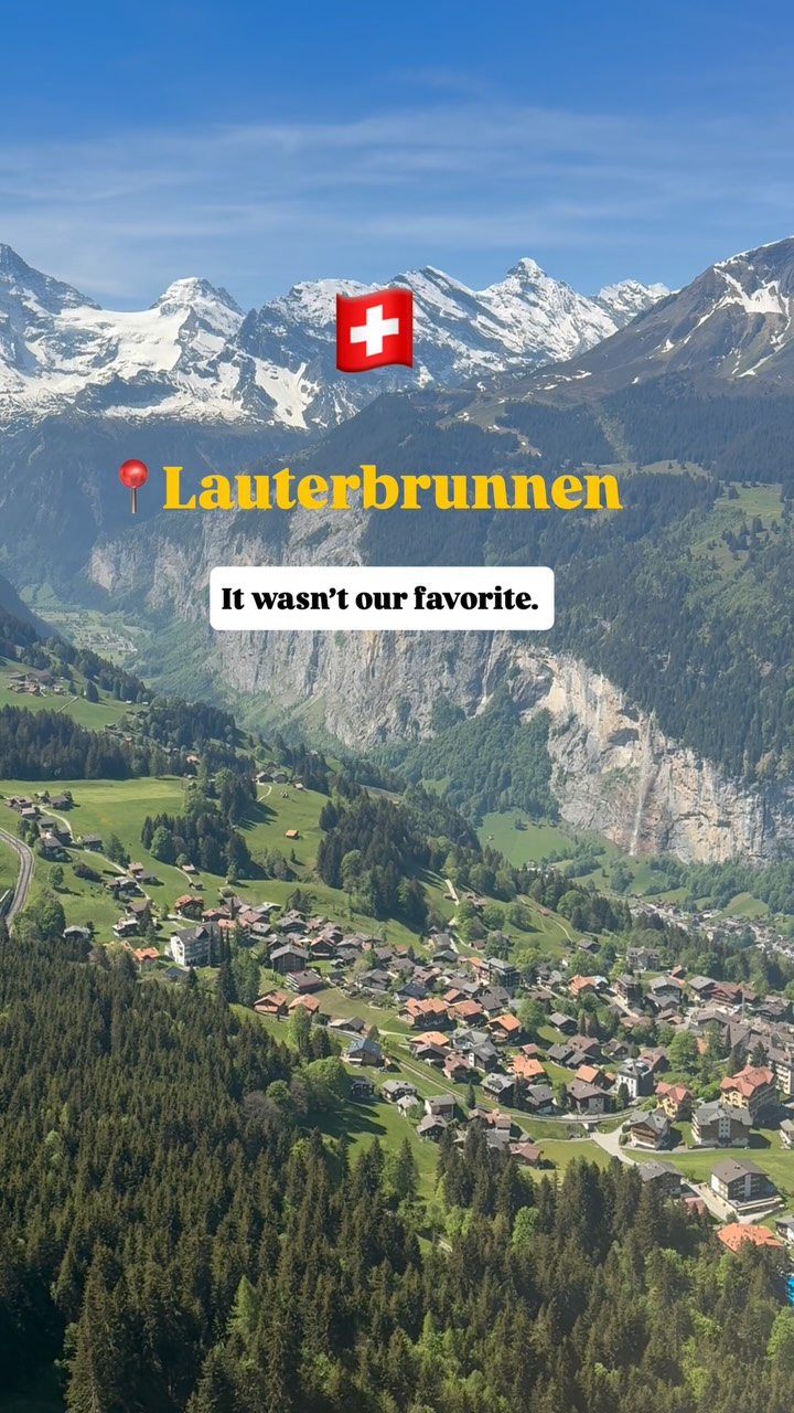 Lauterbrunnen's Beauty and Staubbach Falls' Crowds