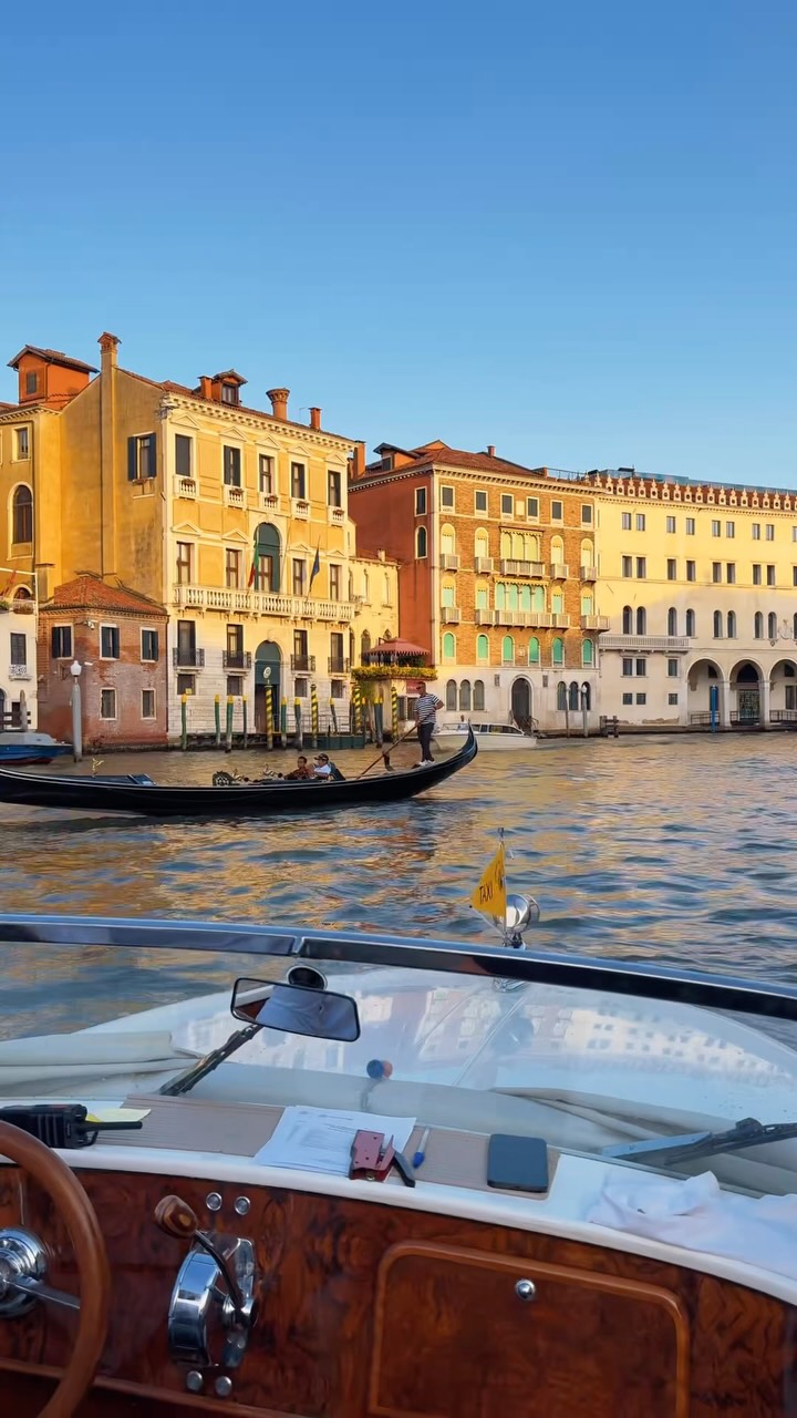 Venice's Water Taxi Journey