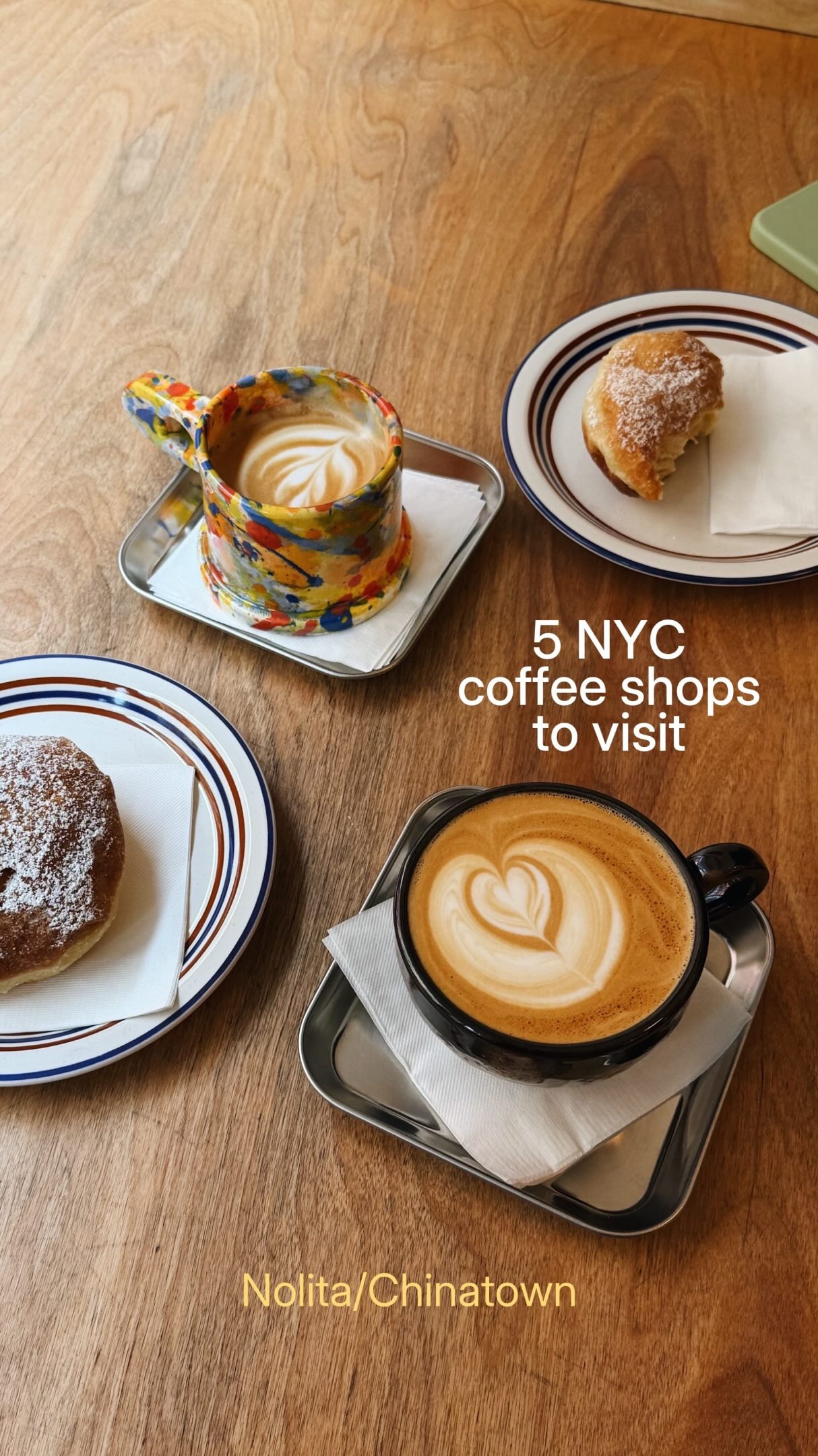 Favorite Coffee Shops Near Nolita and Soho