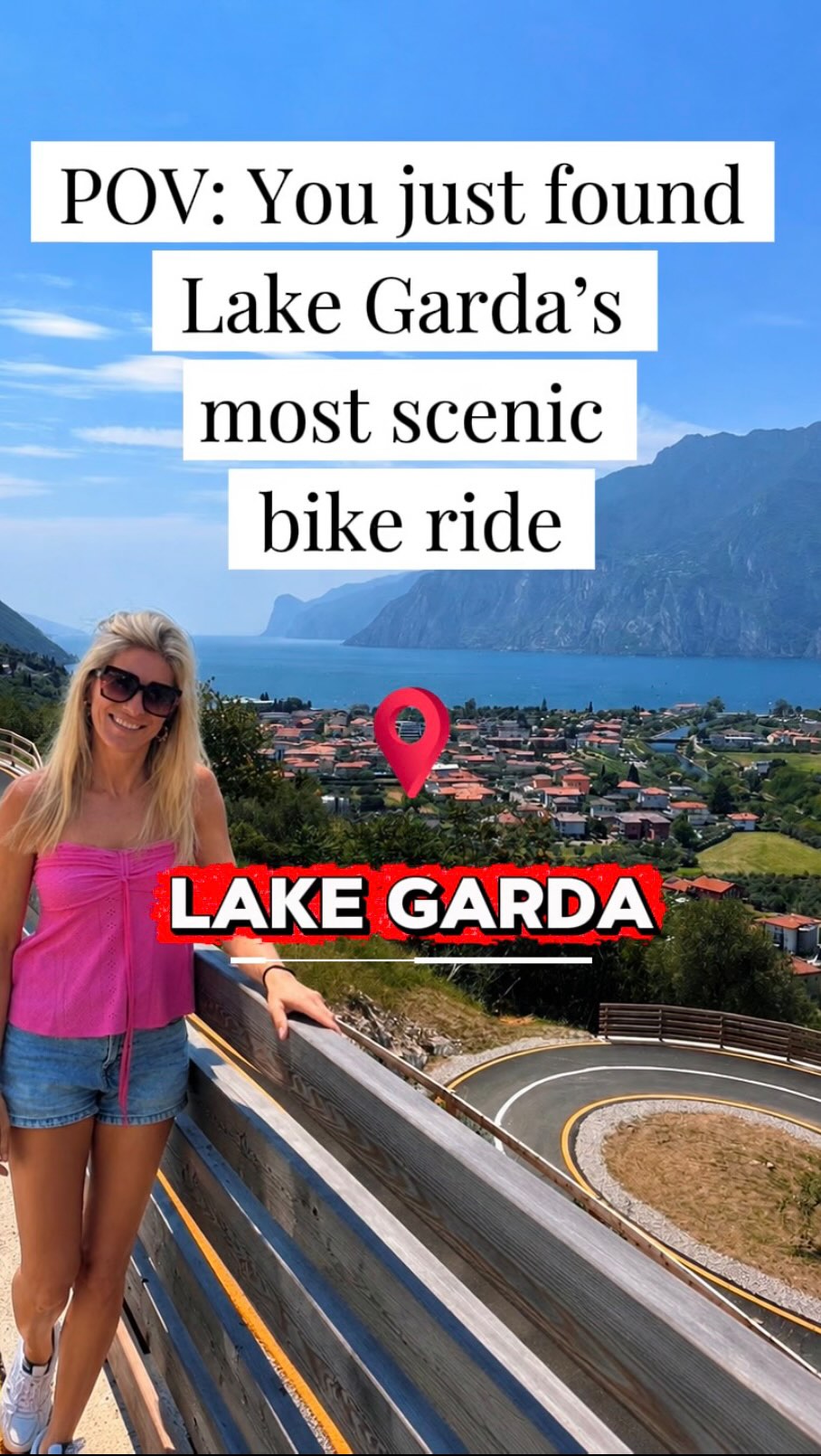 Scenic Cycling Route Around Lake Garda