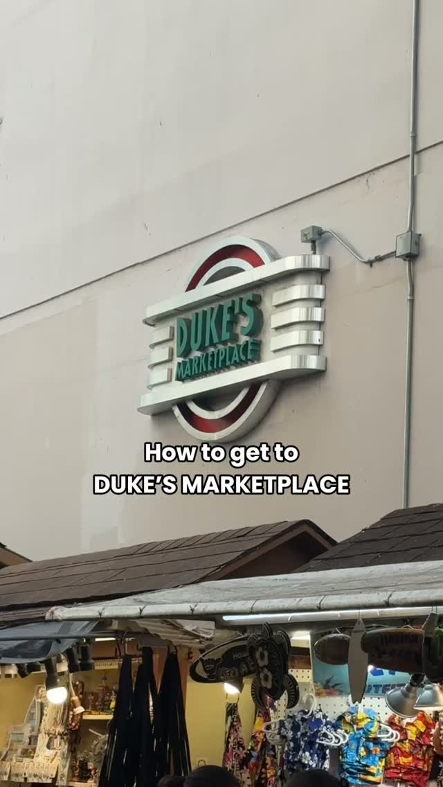 Waikiki Food Spots on the Way to Duke's Marketplace