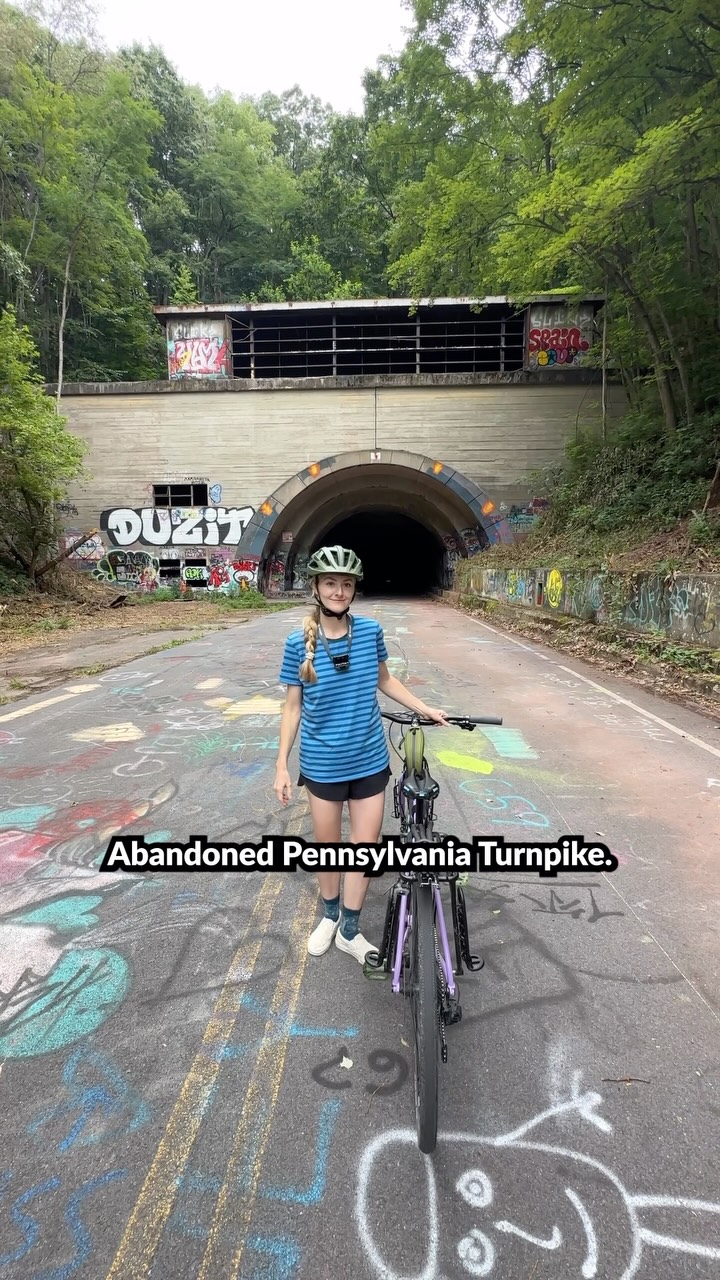 Abandoned Turnpike For Biking Adventures