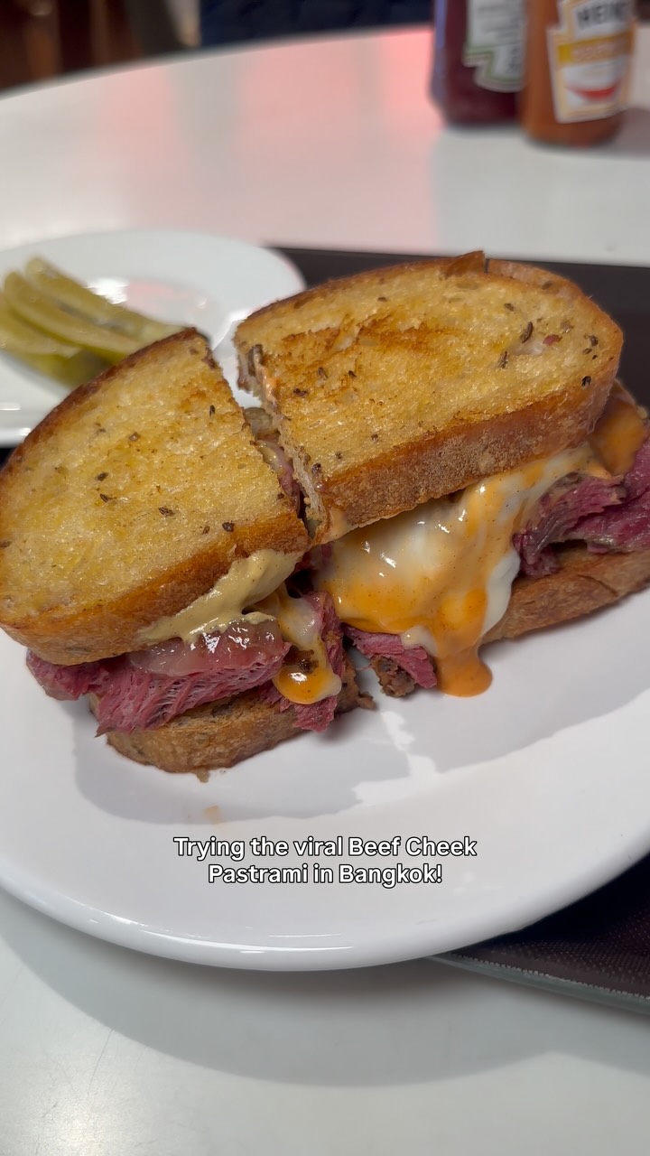 Bangkok's Viral Beef Cheek Pastrami Sandwiches