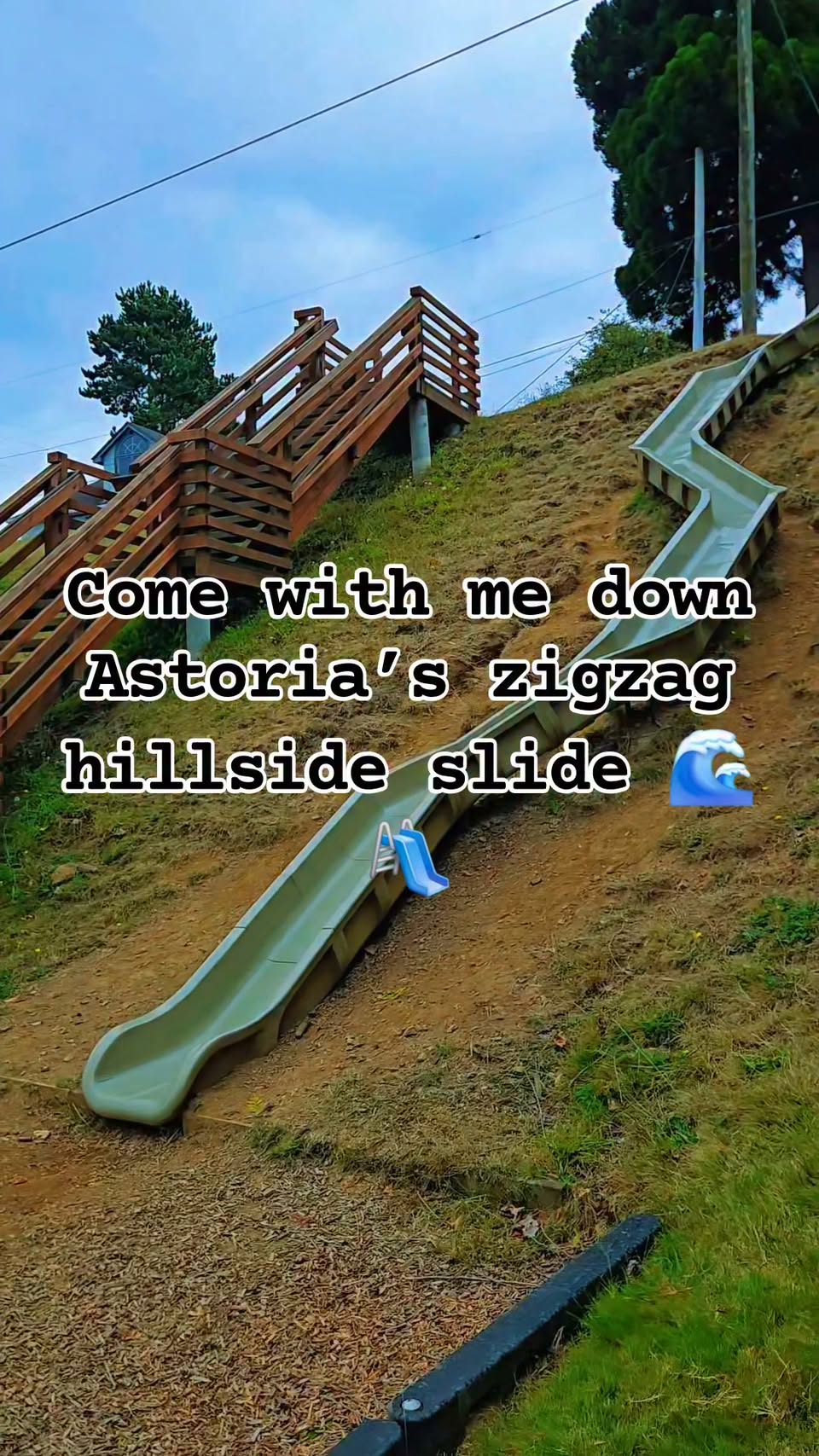 Astoria Park's Zigzag Hillside Slide