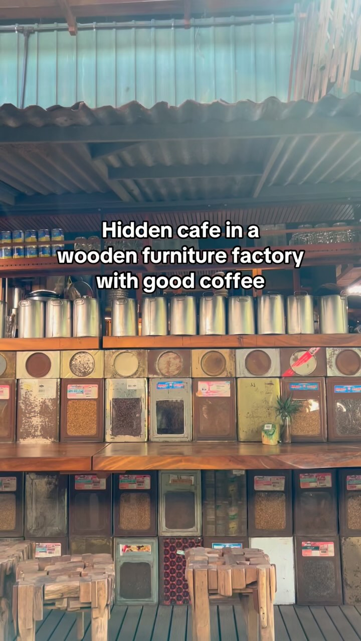 Coffee Shop Within Furniture Factory