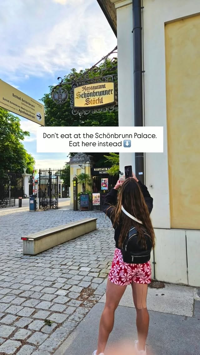 Schönbrunn Palace and Nearby Traditional Austrian Restaurant