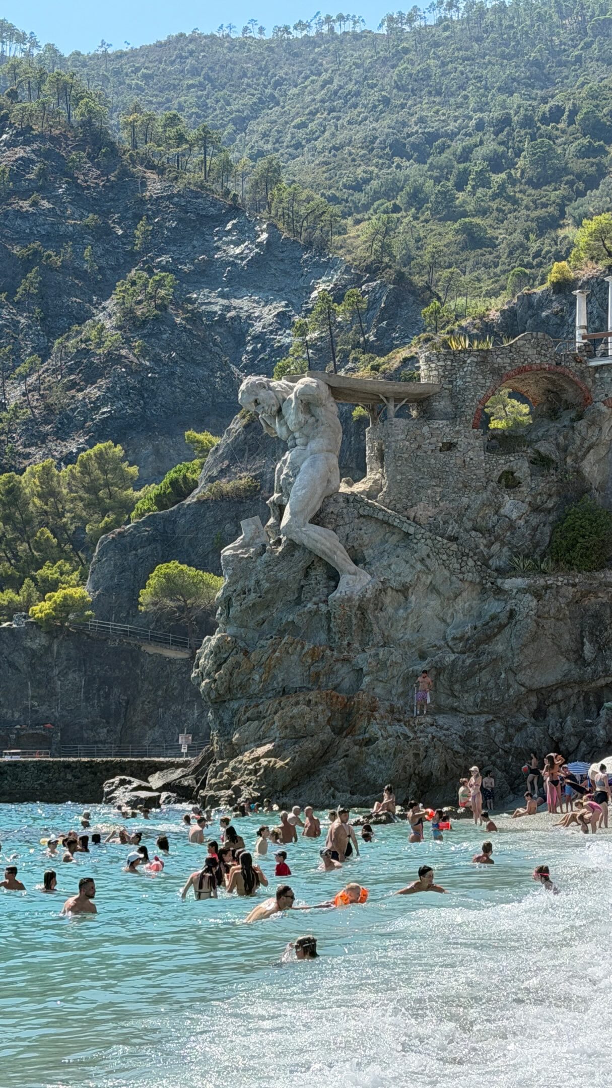 Underwater Statue Off Italian Coast