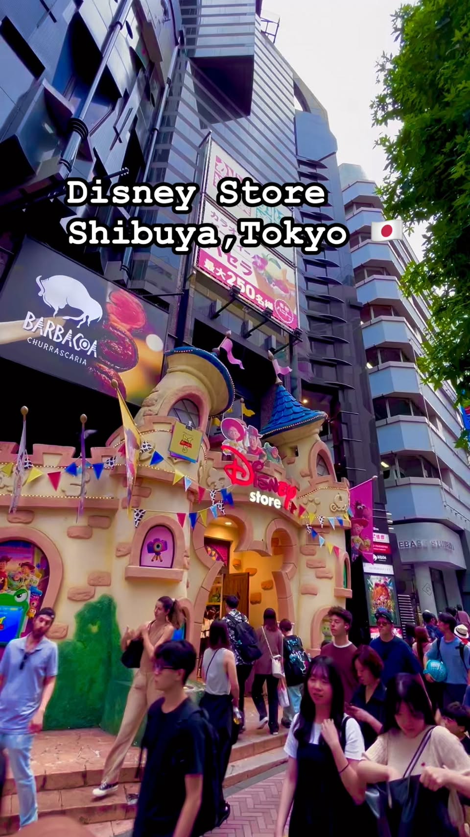 Disney Store and Barbacoa Aoyama