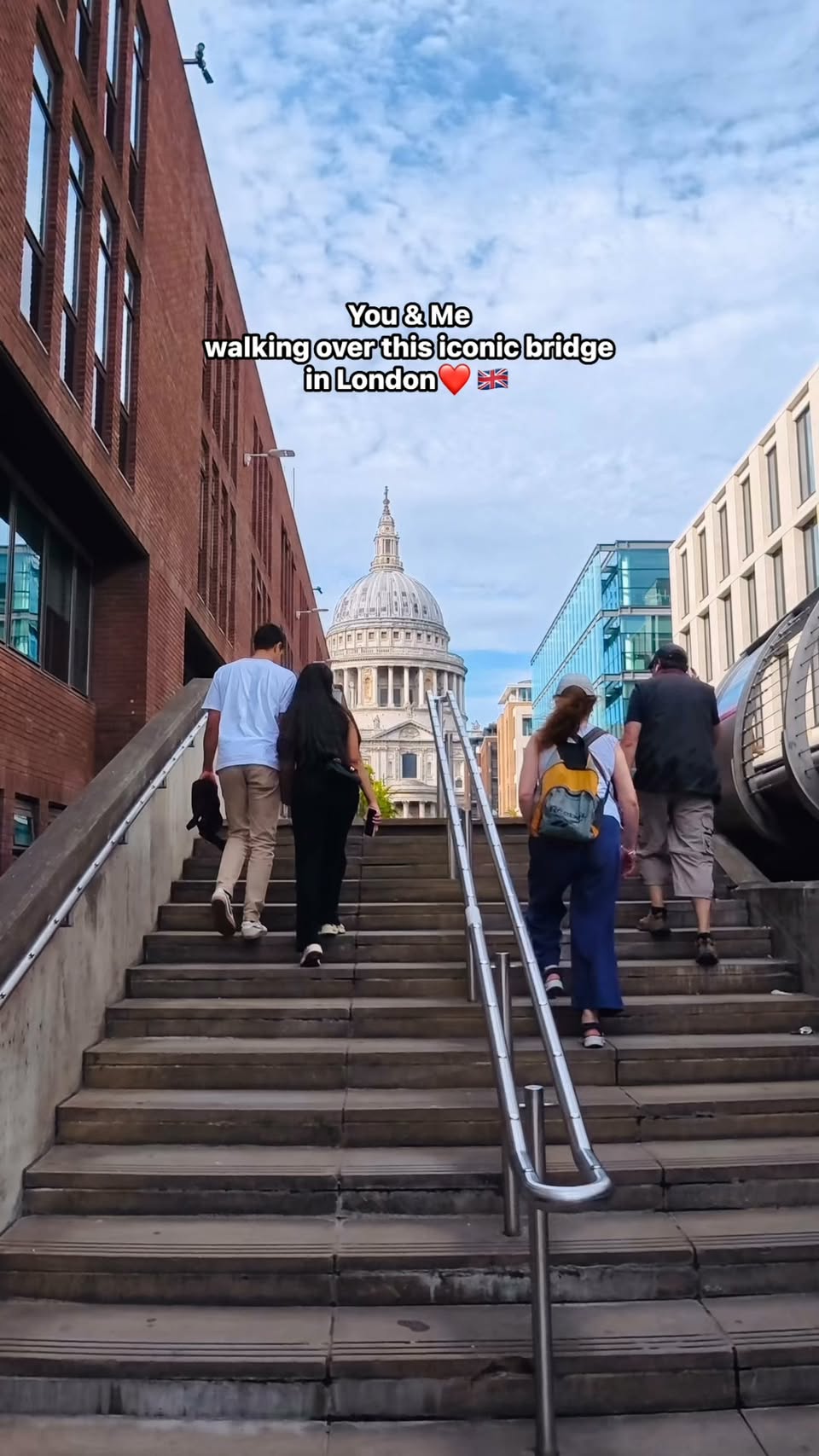 London Landmarks: St. Paul's Cathedral and Millennium Bridge