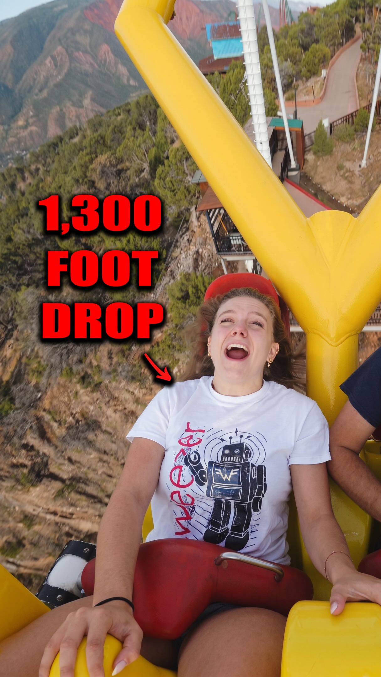 Thrill Seekers Conquer Giant Canyon Swing