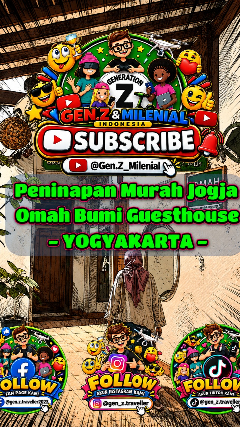 Yogyakarta's Aesthetic Guesthouse Near Landmarks
