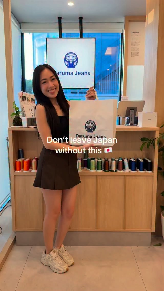 Custom Japanese Embroidery Jeans in Tokyo